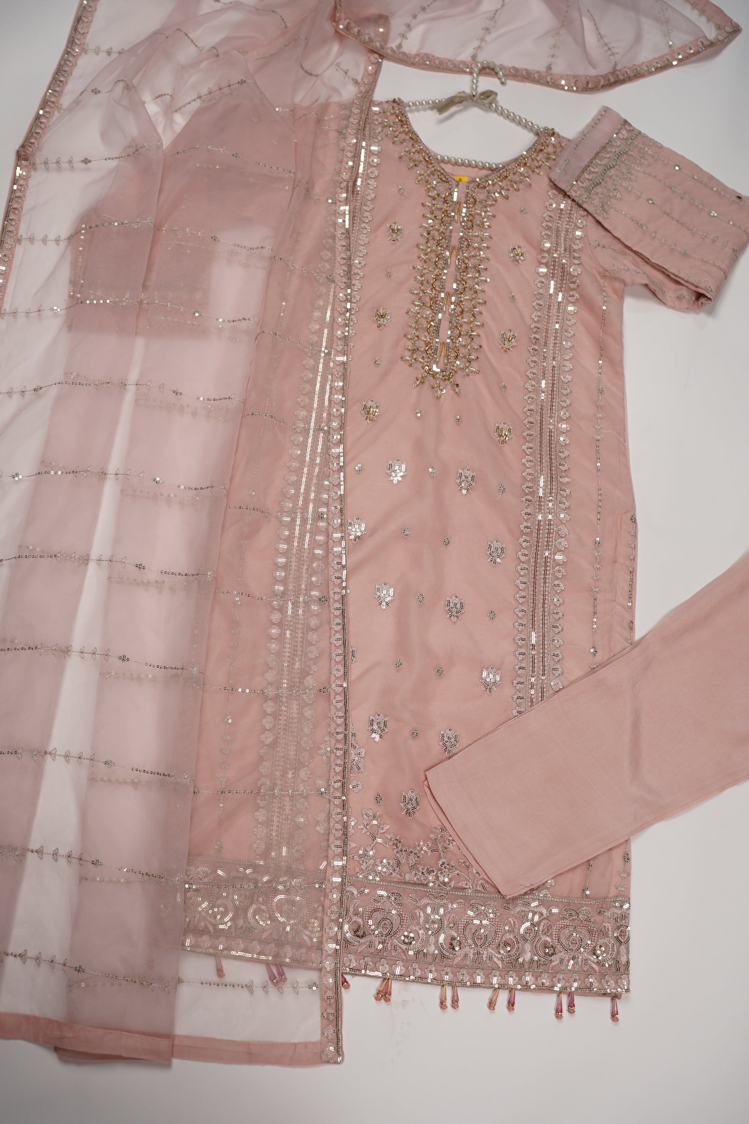 Tehwar - Luxury Organza Outfit - Festive Collection - Ready to Wear - Eid25 - TEHV8D2-SD