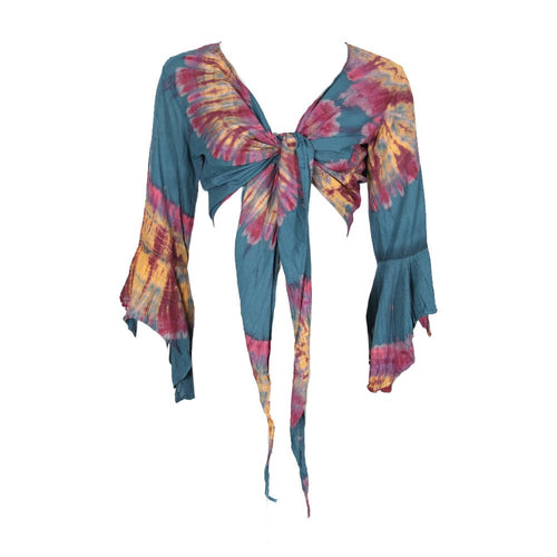 Bell Sleeve Wrap Top