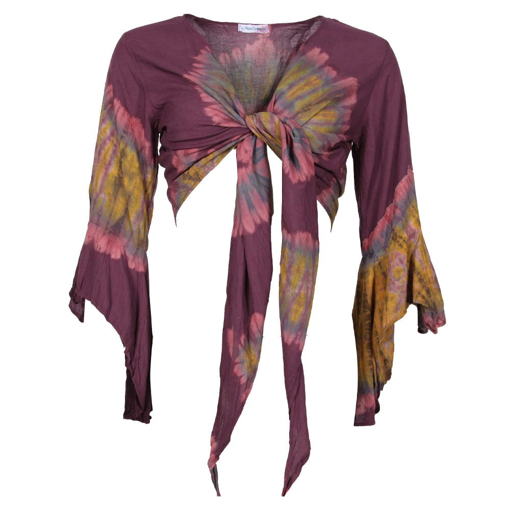 Bell Sleeve Wrap Top