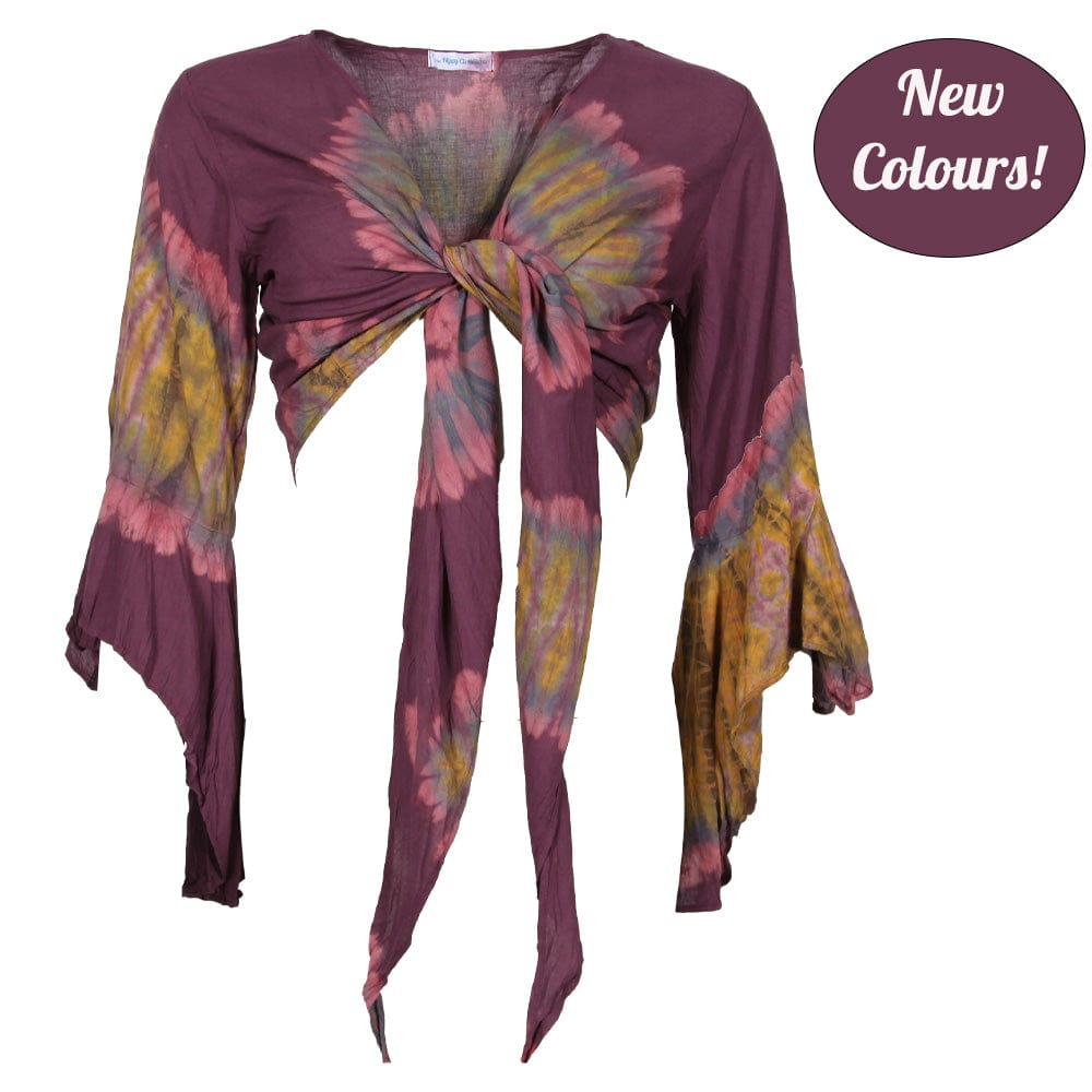 Bell Sleeve Wrap Top
